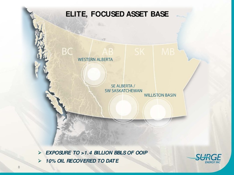 INVESTOR PRESENTATION – Surge Energy Inc – slide 7