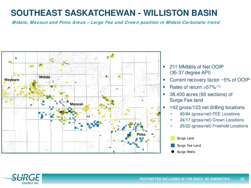 Investor Presentation – Surge Energy Inc – slide 13