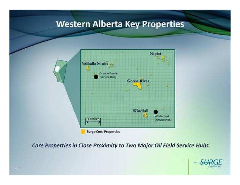 JUNE 2012 CORPORATE PRESENTATION – Surge Energy Inc – slide 18