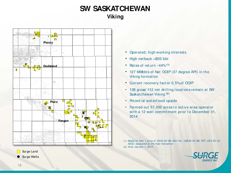 Positioned for Long Term Sustainabity and Growth – Surge Energy Inc – slide 15