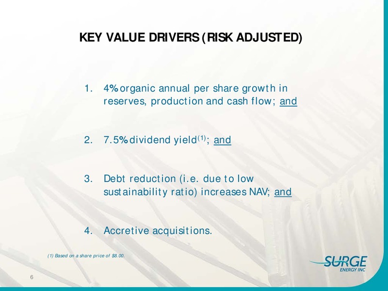 THE ENERCOM OIL & GAS CONFERENCE – Surge Energy Inc – slide 5