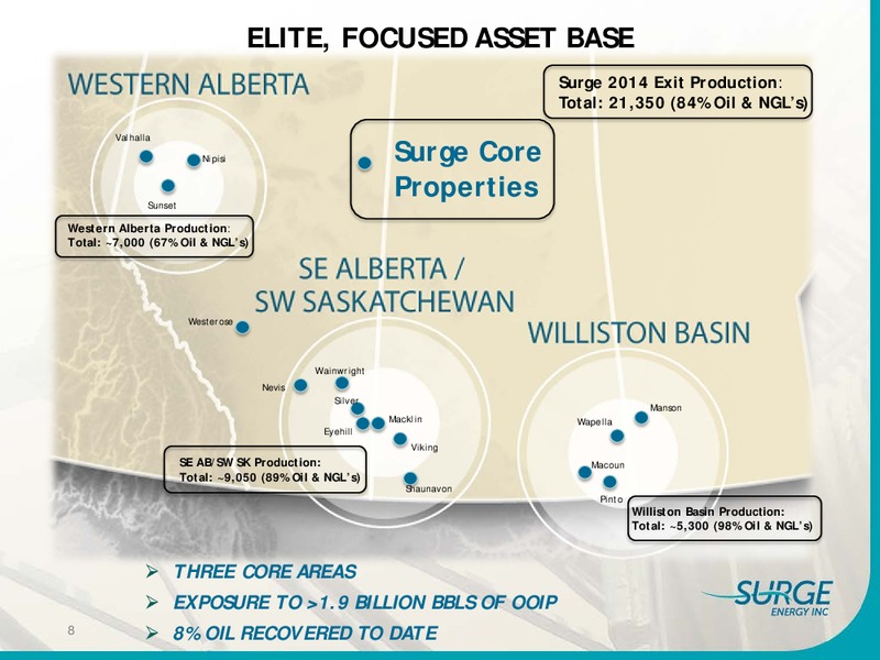 THE ENERCOM OIL & GAS CONFERENCE – Surge Energy Inc – slide 7