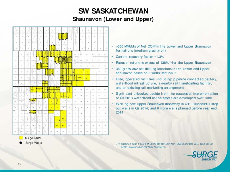 THE ENERCOM OIL & GAS CONFERENCE – Surge Energy Inc – slide 11
