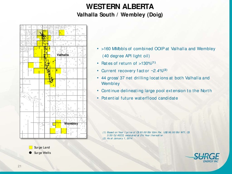 THE ENERCOM OIL & GAS CONFERENCE – Surge Energy Inc – slide 20