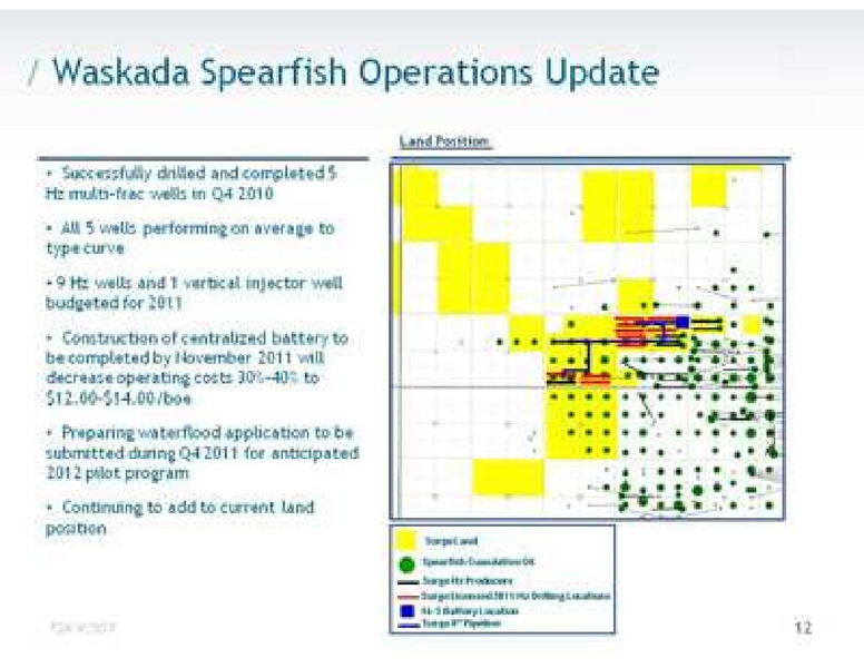 PETERS & CO LIMITED 2011 NORTH AMERICAN OIL & GAS CONFERENCE – Surge Energy Inc – slide 12