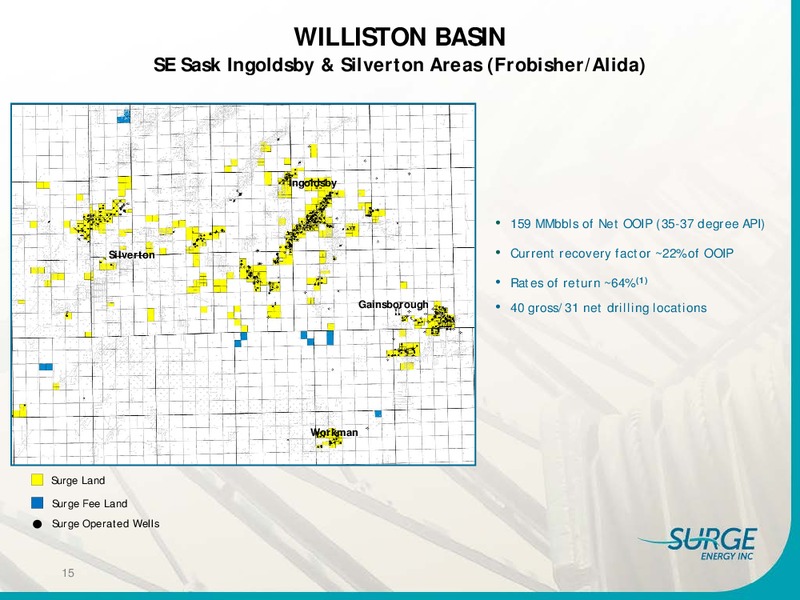 INVESTOR PRESENTATION – Surge Energy Inc – slide 15