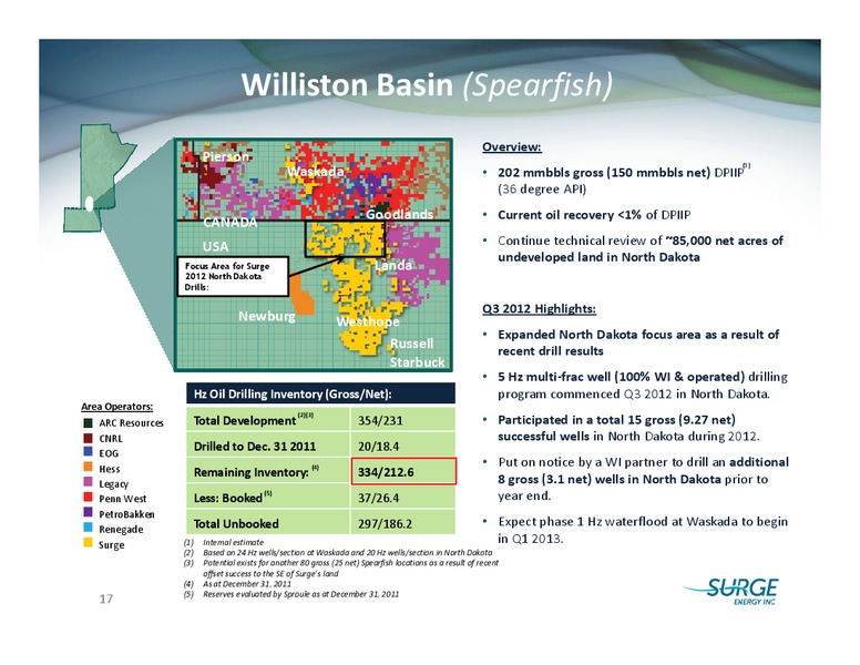 SOCIETE GENERALE FIRSTENERGY CAPITALS ANNUAL ENERGYGROWTH CONFERENCE – Surge Energy Inc – slide 16
