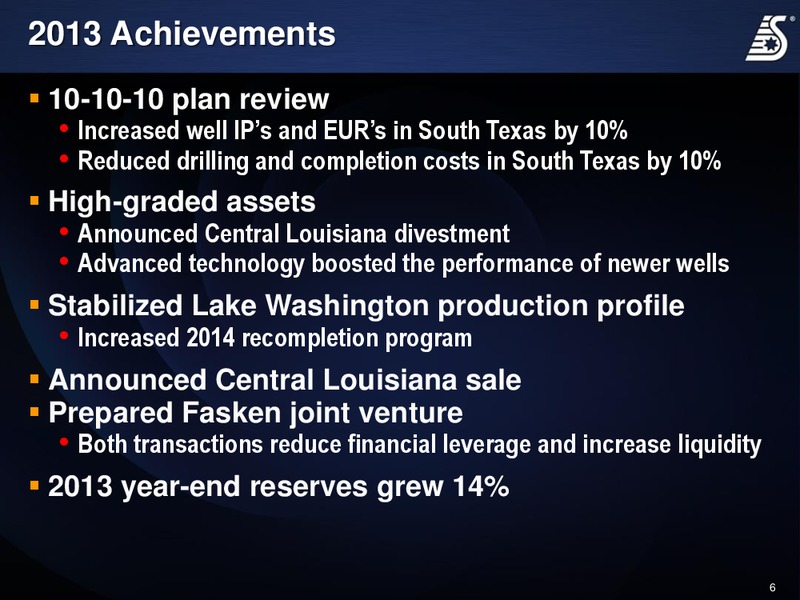 Corporate Presentation – Swift Energy Co. – slide 5