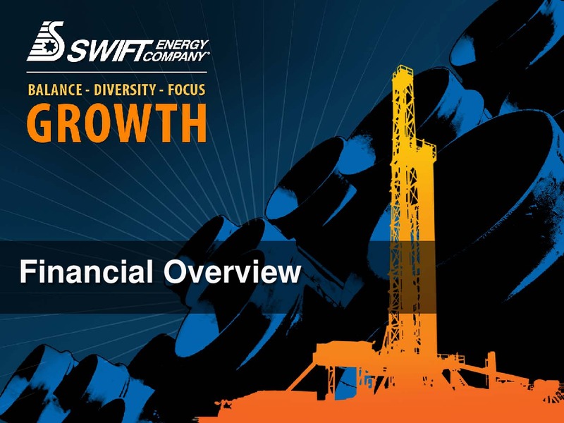 IPAA OGIS SAN FRANCISCO – Swift Energy Co. – slide 14