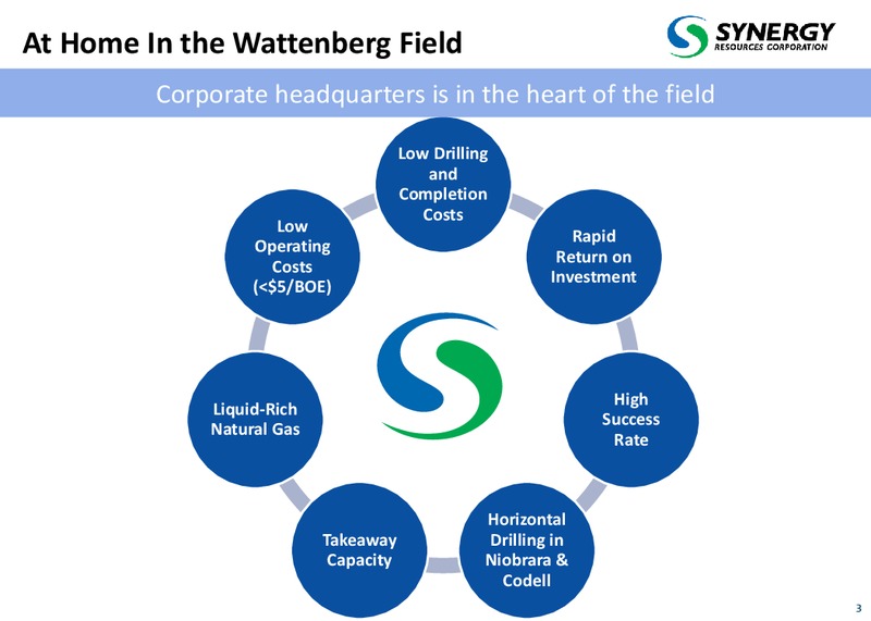 October 2014 Corporate Presentation – SRC Energy Inc – slide 3
