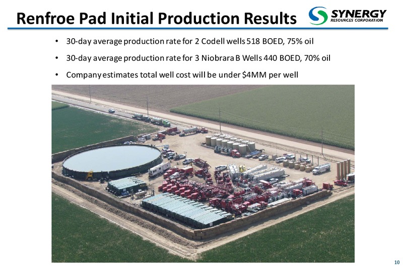 December 2013 Corporate Presentation – SRC Energy Inc – slide 9