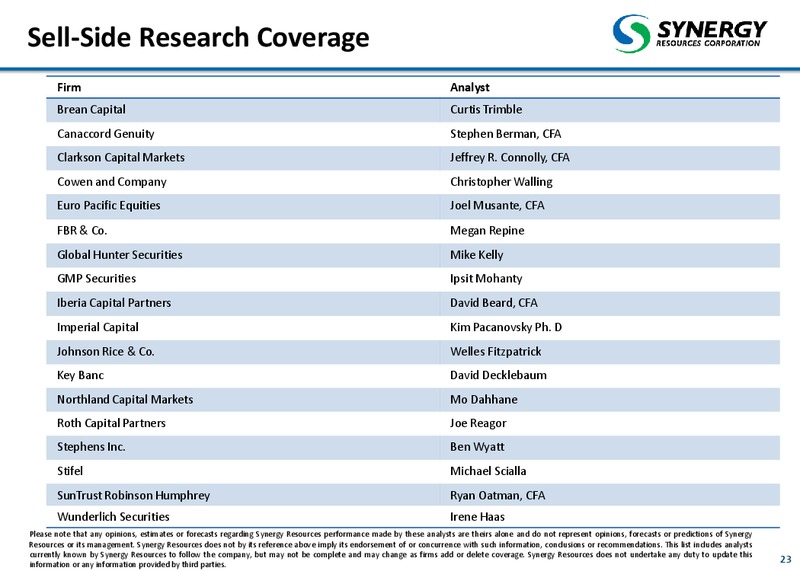 IPAA OGIS 2015 NEW YORK – SRC Energy Inc – slide 22