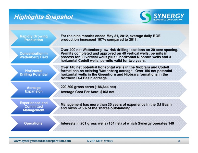 ENERCOMS THE OIL AND GAS CONFERENCE – SRC Energy Inc – slide 5