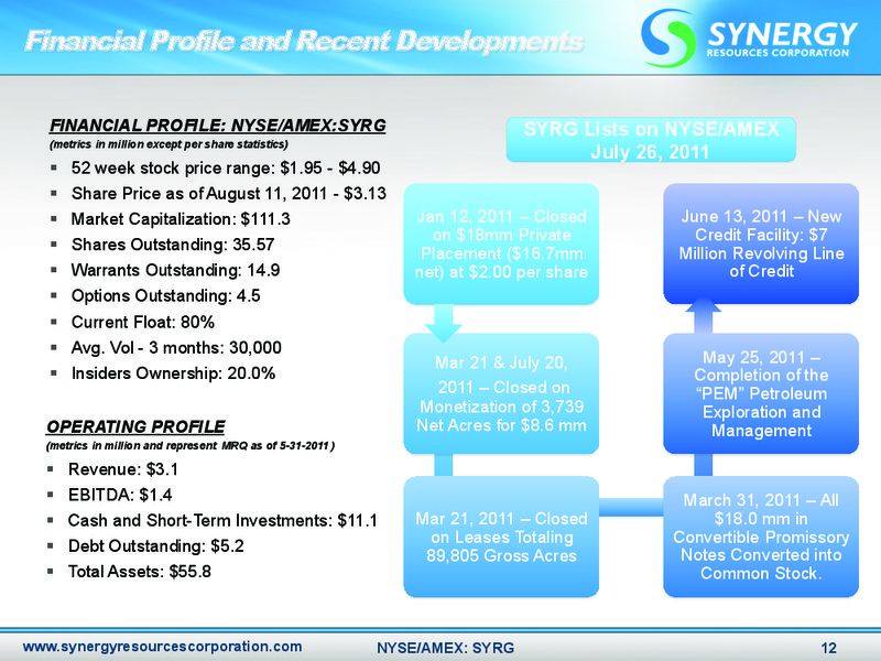 ENERCOMS THE OIL GAS CONFERENCE – SRC Energy Inc – slide 11