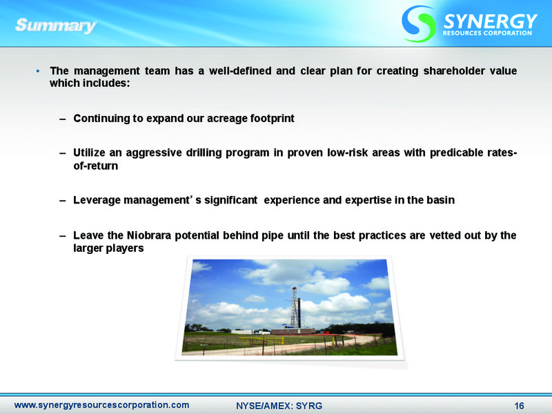 ENERCOMS THE OIL GAS CONFERENCE – SRC Energy Inc – slide 15