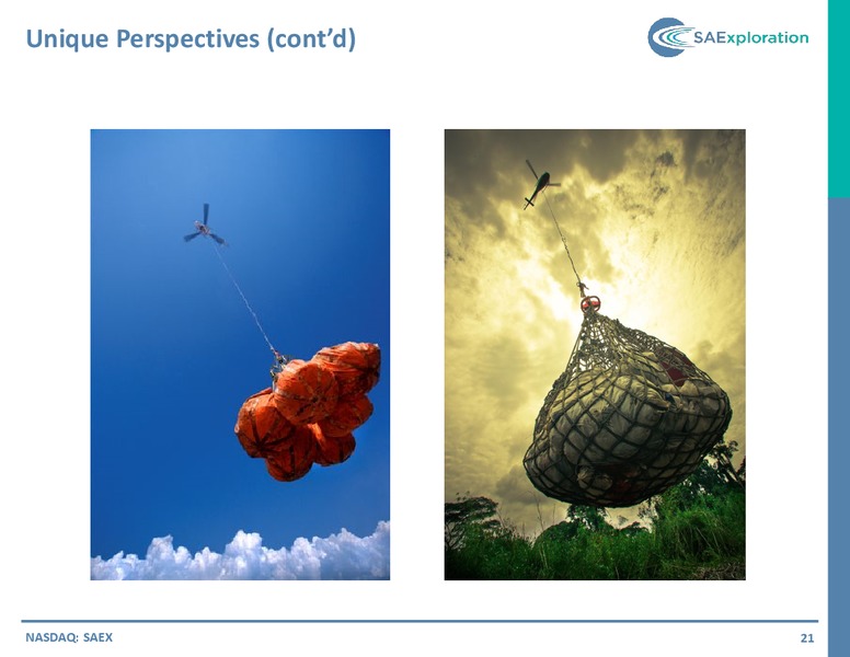 COMPANY 3RD ANNUAL ULTIMATE ENERGY CONFERENCE – SaExploration – slide 20