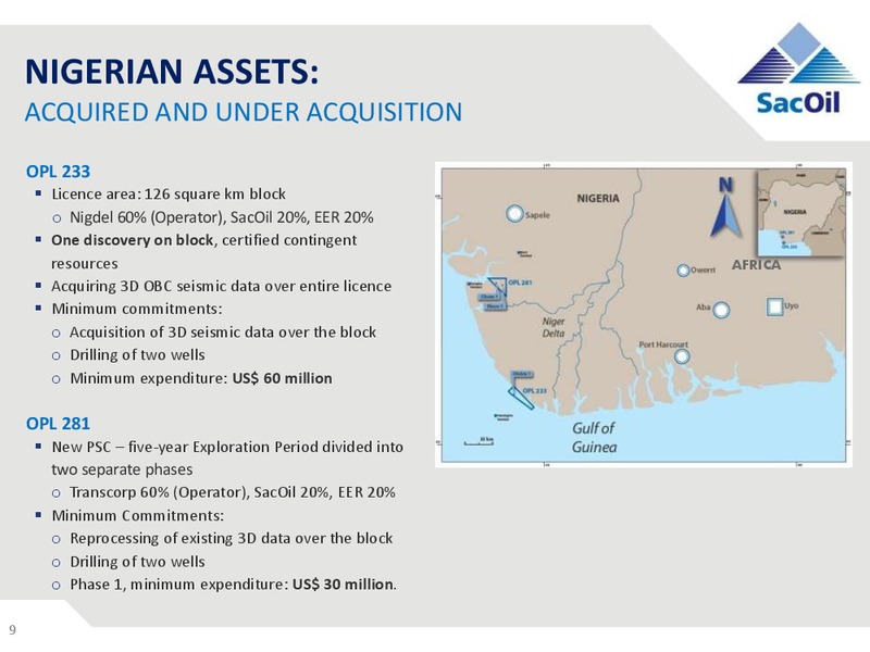 Investor Presentation – Sacoil Holdings Limited – slide 8