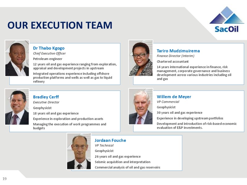 Investor Presentation – Sacoil Holdings Limited – slide 18