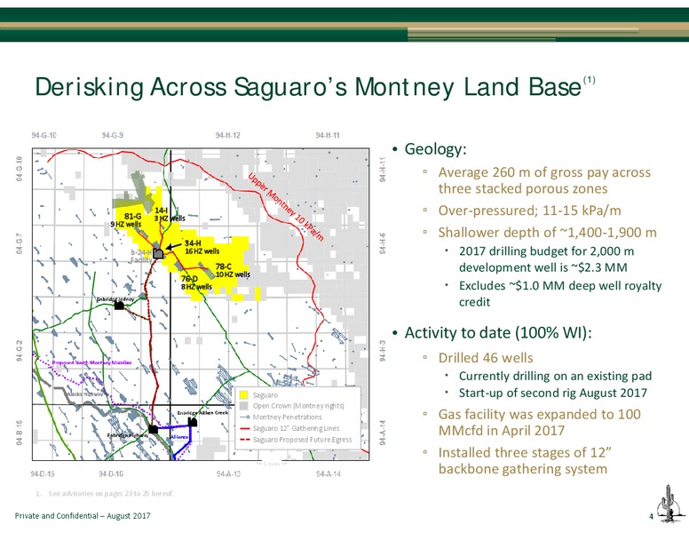August 2017 Corporate Presentation – Saguaro Resources Ltd – slide 4