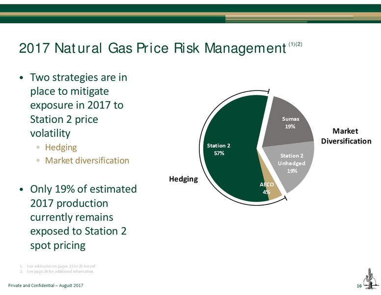 August 2017 Corporate Presentation – Saguaro Resources Ltd – slide 16