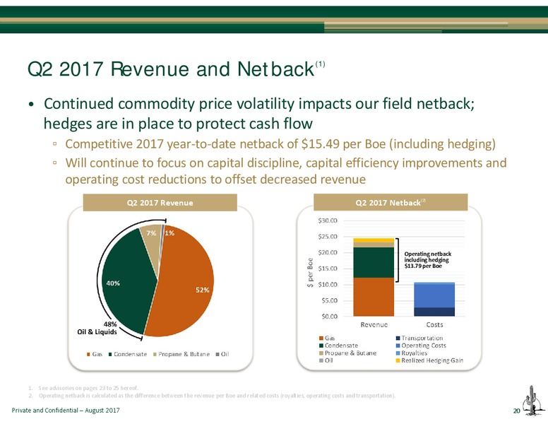 August 2017 Corporate Presentation – Saguaro Resources Ltd – slide 20