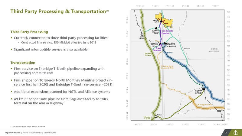 December 2019 Investor Presentation – Saguaro Resources Ltd – slide 23