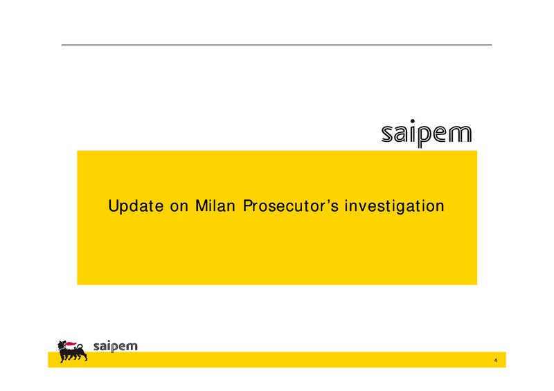 2012 GUIDANCE REVIEW AND 2013 OUTLOOK – Saipem Spa – slide 3