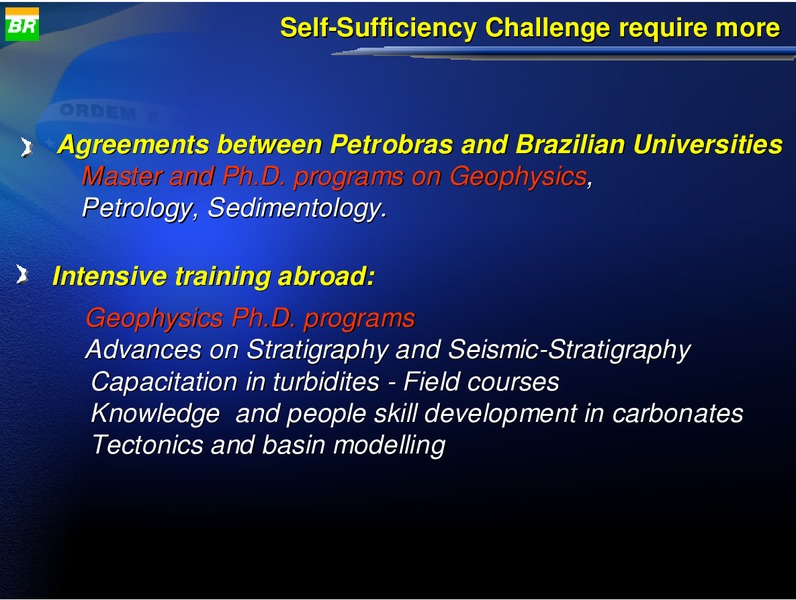 11TH INTERNATIONAL CONGRESS OF THE BRAZILLIAN GEOPHYSICAL SOCIETY & EXPOGEF 2009 – Salvador Oil – slide 15
