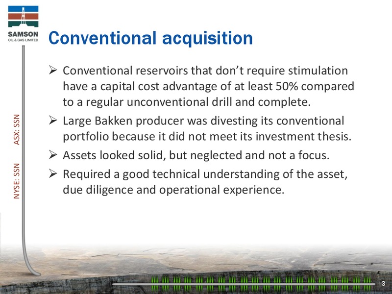 EnerCom The Oil & Gas Conference – Samson Oil & Gas Limited – slide 3