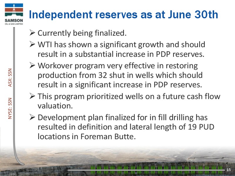 EnerCom The Oil & Gas Conference – Samson Oil & Gas Limited – slide 15