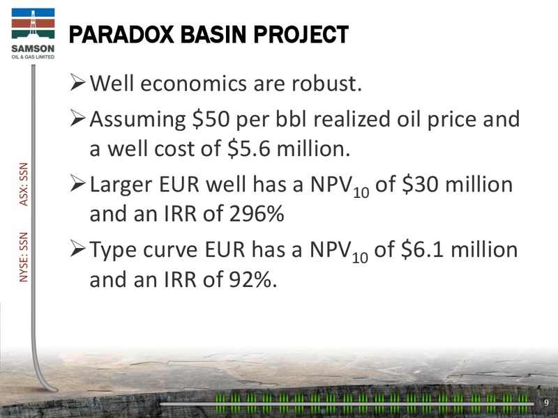 Good Oil Conference – Samson Oil & Gas Limited – slide 8