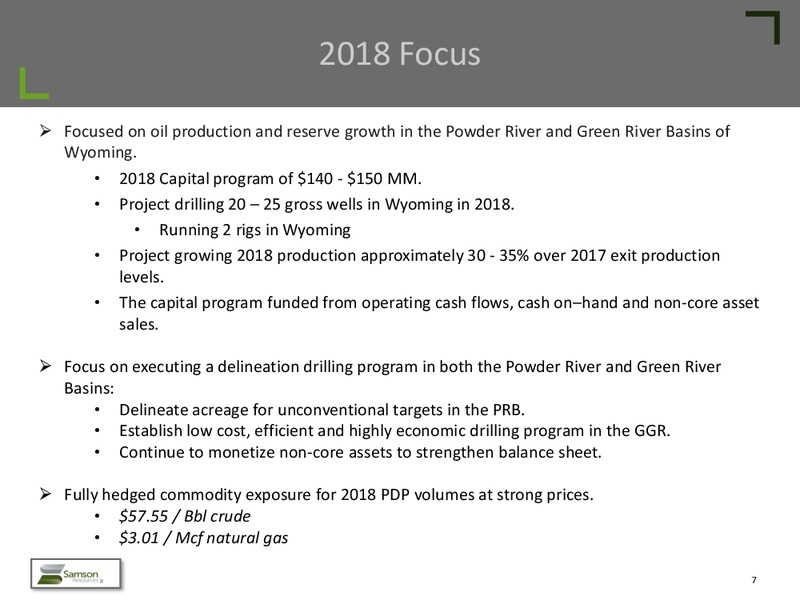 Enercom Conference – Samson Resources II LLC – slide 6
