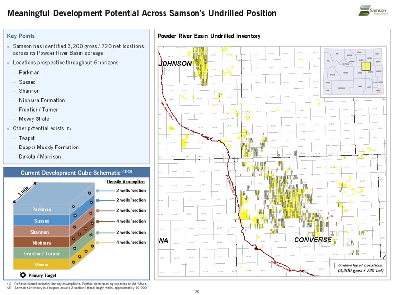 March 2017 Investor Presentation – Samson Resources II LLC – slide 27