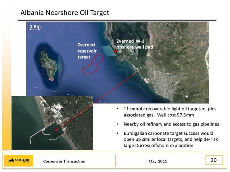 May 2015 Corporate Presentation – San Leon Energy – slide 19