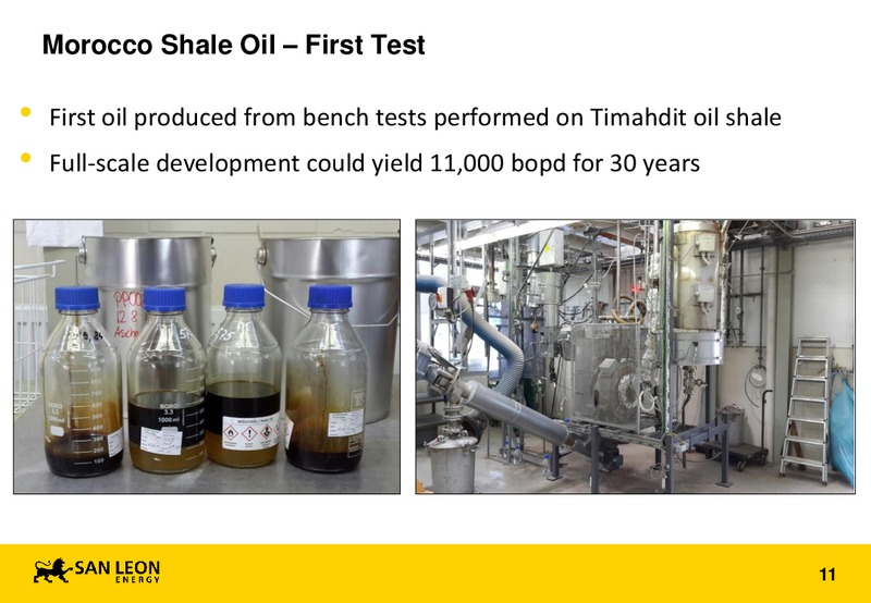 Investor Presentation – San Leon Energy – slide 10