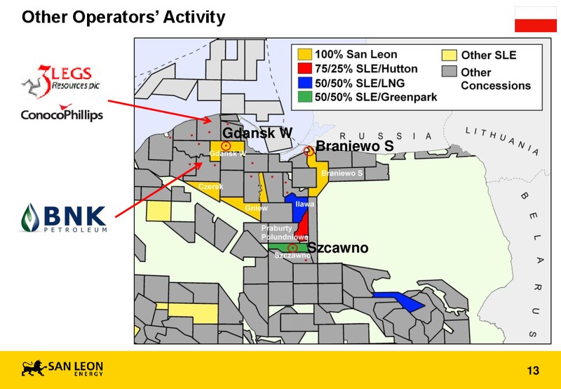 Shale Gas World – San Leon Energy – slide 12