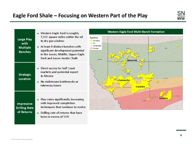 Investor Day – Sanchez Energy Corp – slide 5