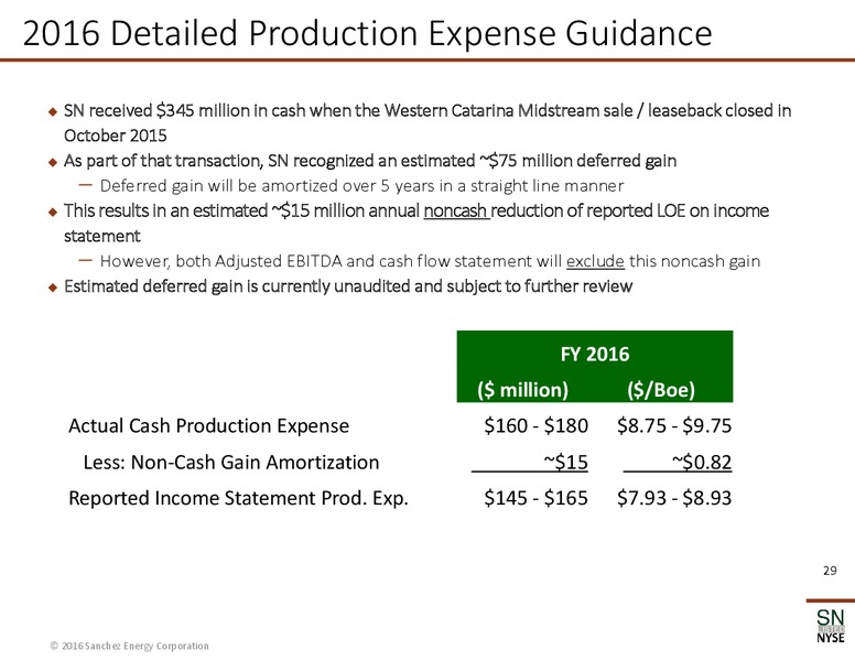 EnerCom The Oil & Gas Conference – Sanchez Energy Corp – slide 28