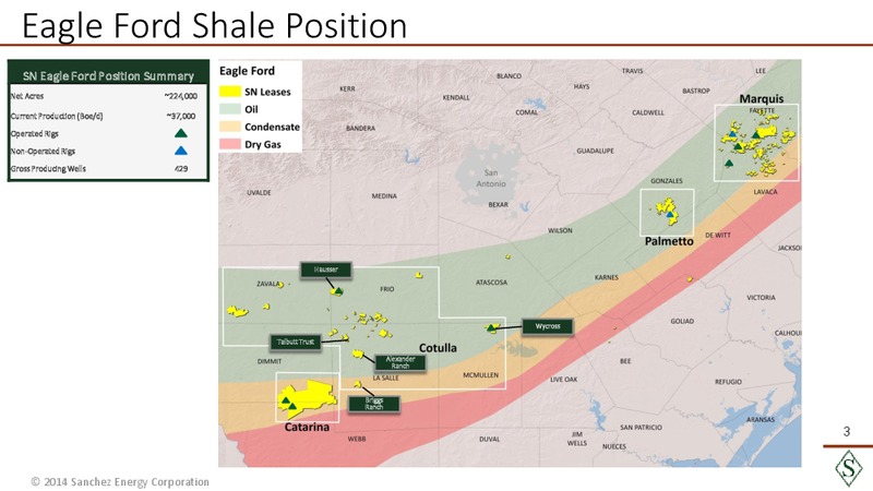 Sanchez Experience in Eagle Ford Acquisitions – Sanchez Energy Corp – slide 2