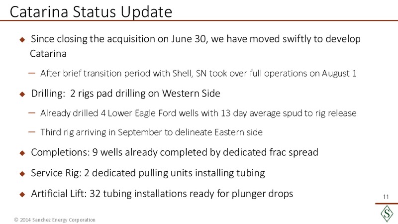 Sanchez Experience in Eagle Ford Acquisitions – Sanchez Energy Corp – slide 10