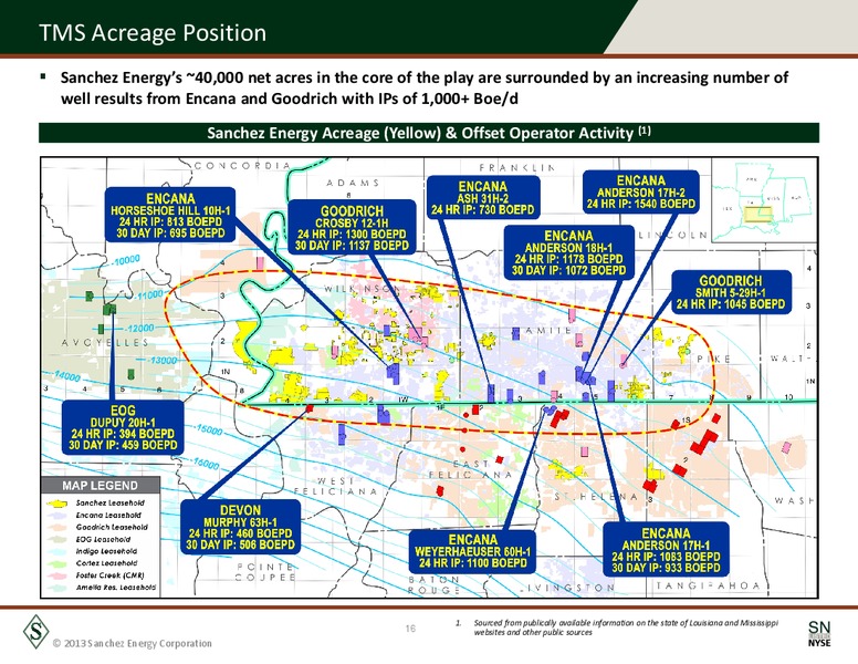 September 2013 Corporate Presentation – Sanchez Energy Corp – slide 15