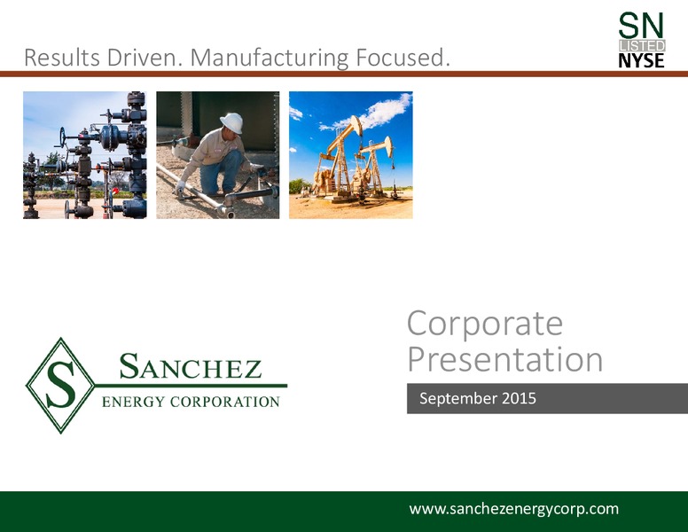 Johnson Rice Energy Conference – Sanchez Energy Corp – slide 1