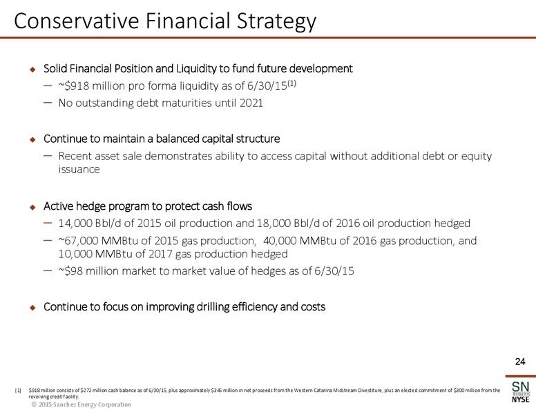 Johnson Rice Energy Conference – Sanchez Energy Corp – slide 23