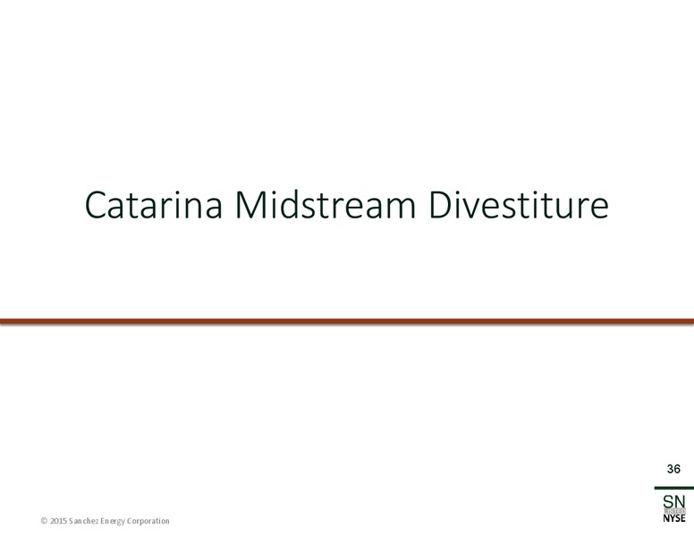 October 2015 Investor Presentation – Sanchez Energy Corp – slide 35