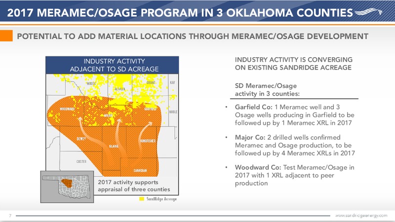 January 2017 Investor Presentation – Sandridge Energy, Inc. – slide 6