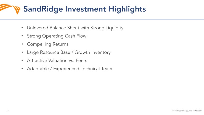 1Q 2018 Earnings Presentation – Sandridge Energy, Inc. – slide 11
