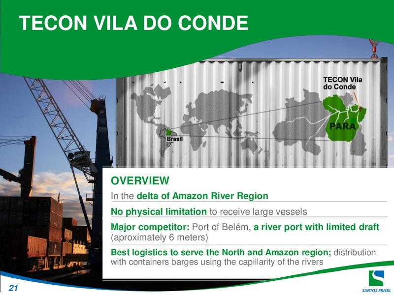 Q4 2010 EARNINGS CALL – Santos Brazil – slide 21