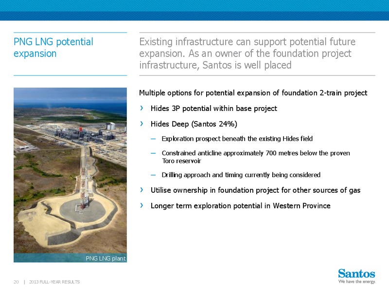 2013 Earnings Call – Santos Limited – slide 19