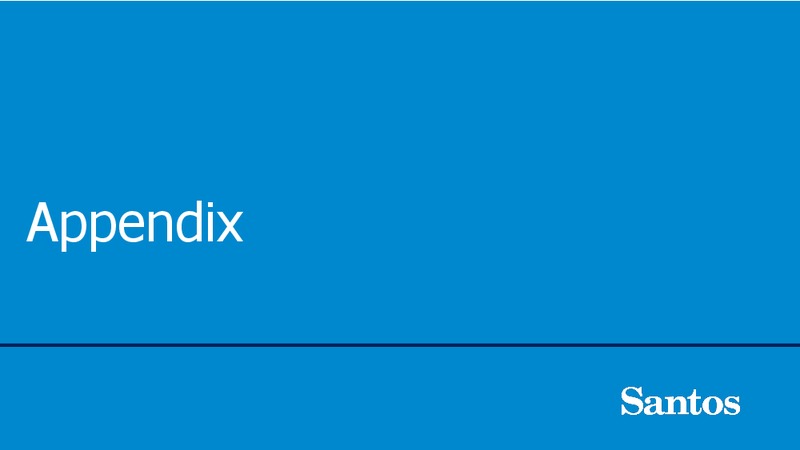 March 2019 Corporate Update – Santos Limited – slide 26