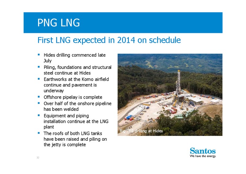 H1 2012 Earnings Call – Santos Limited – slide 31